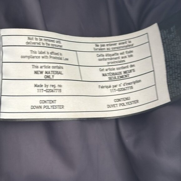 Uniqlo sz S navy hooded down jacket pockets zip front great pre owned condition - Picture 8 of 9